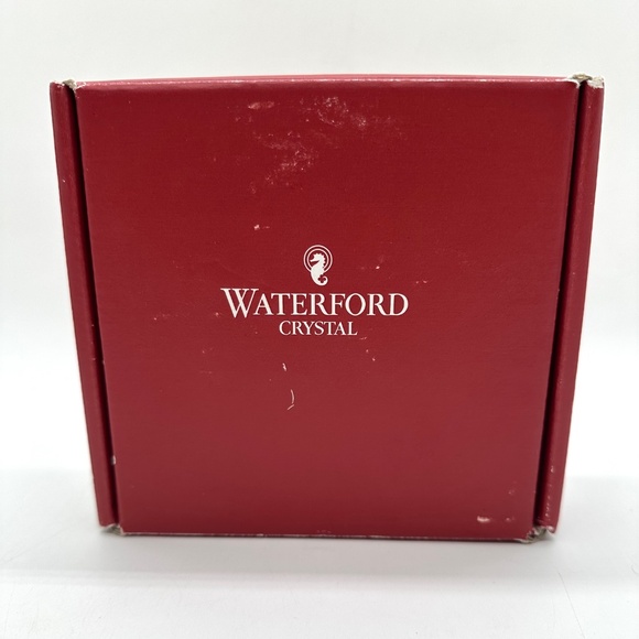 WATERFORD CRYSTAL Christmas Holiday Snowflake Ornament 4" x 3.5" With Box - Picture 14 of 16